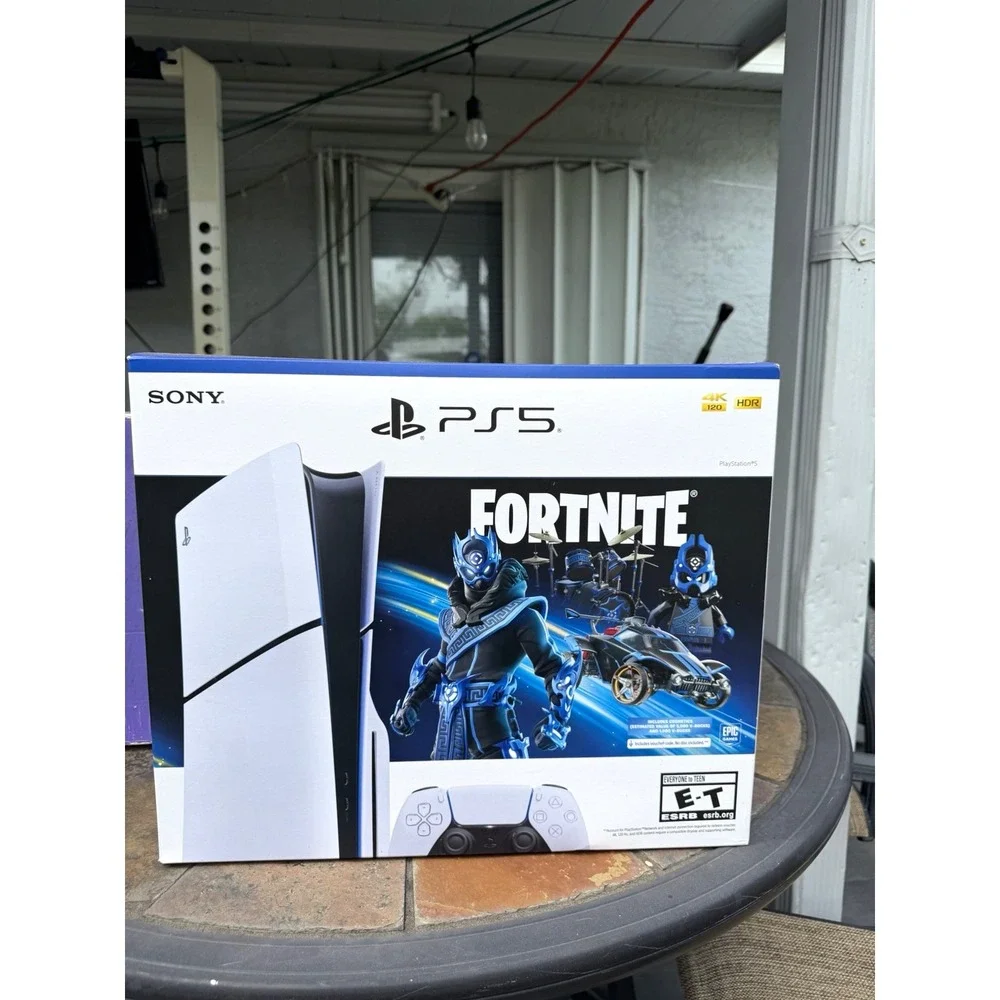Empty Box ** Sony PS5 PlayStation 5 Fortnite Bundle 1TB CFI-2015 4K